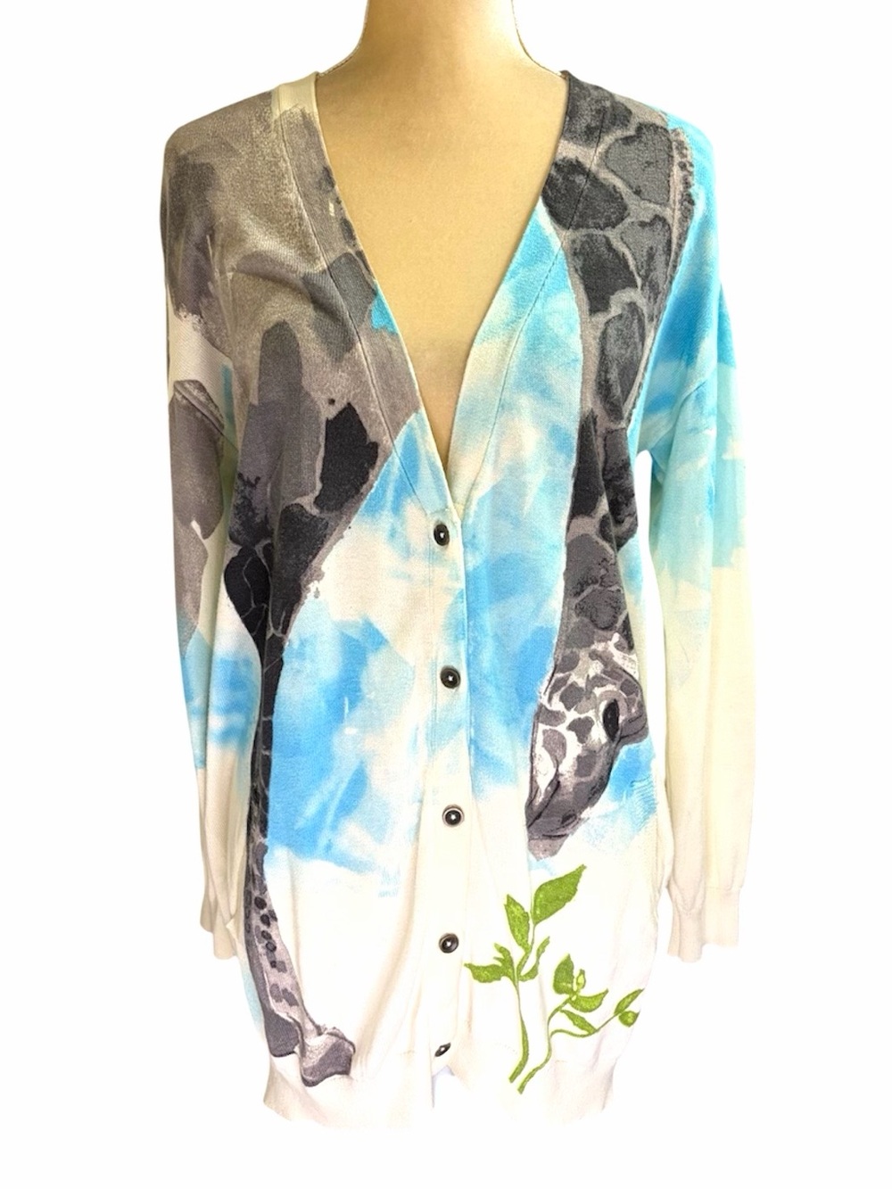 Anthropologie Moth Tiga Giraffe Cardigan Sweater Medium
